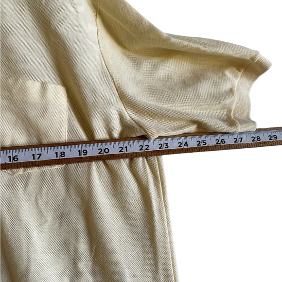 VINTAGE MERVYN’S MEN’S COLLECTION SHORT SLEEVE YELLOW POLO SZ XXL - Picture 5 of 7